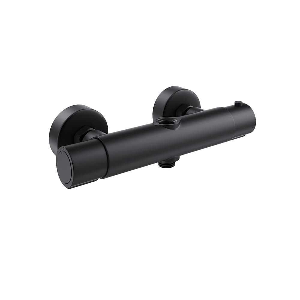 Urban chic, corps de mitigeur thermostatique de douche, Noir mat