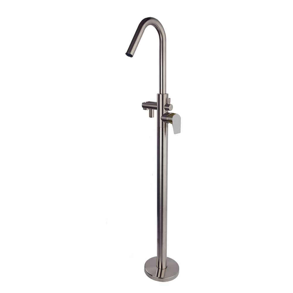 Urban chic, mitigeur de baignoire sur colonne, Nickel brossé