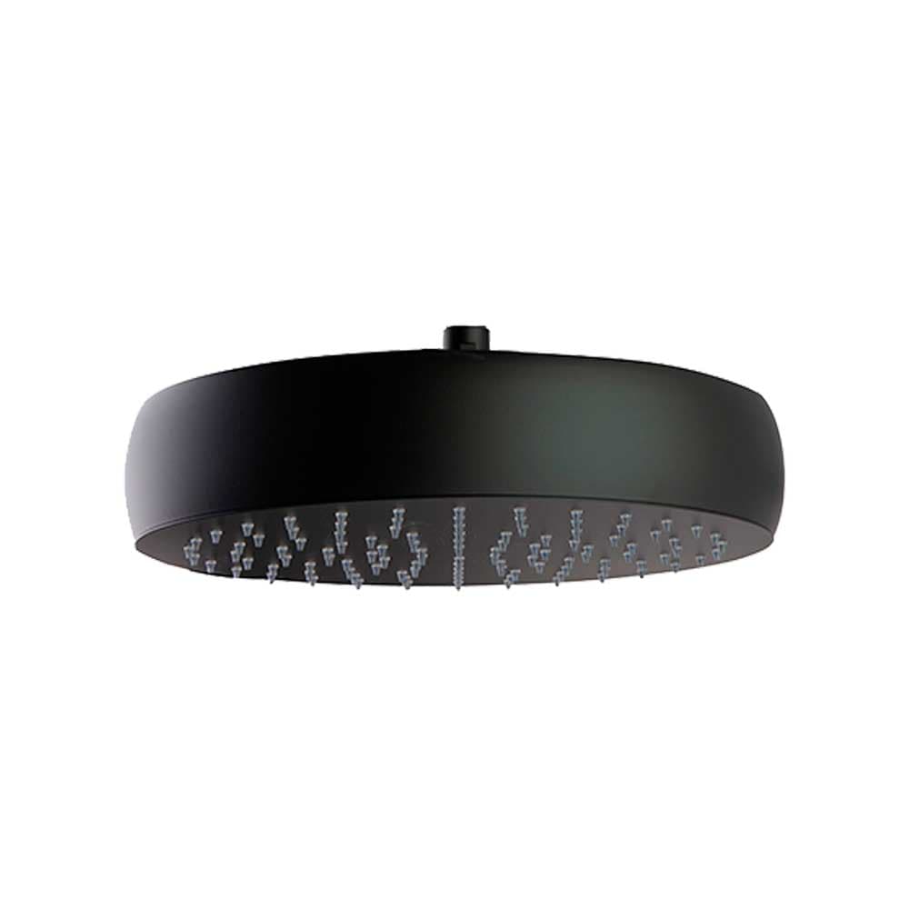 Hidroterapia, Breeam, rociador redondo volumétrico Ø312mm, Negro mate