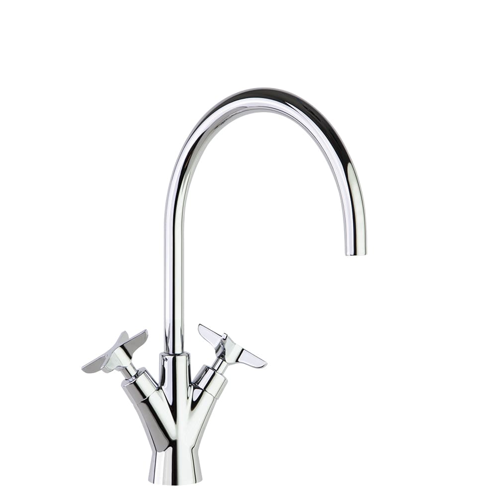 Adagio, Breeam, bimando de lavabo con caño de 170mm, Cromo