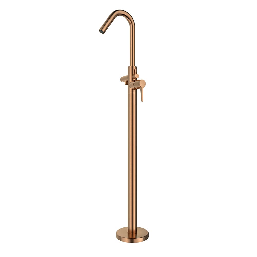 Adagio, monomando de lavabo base-columna, Cromo