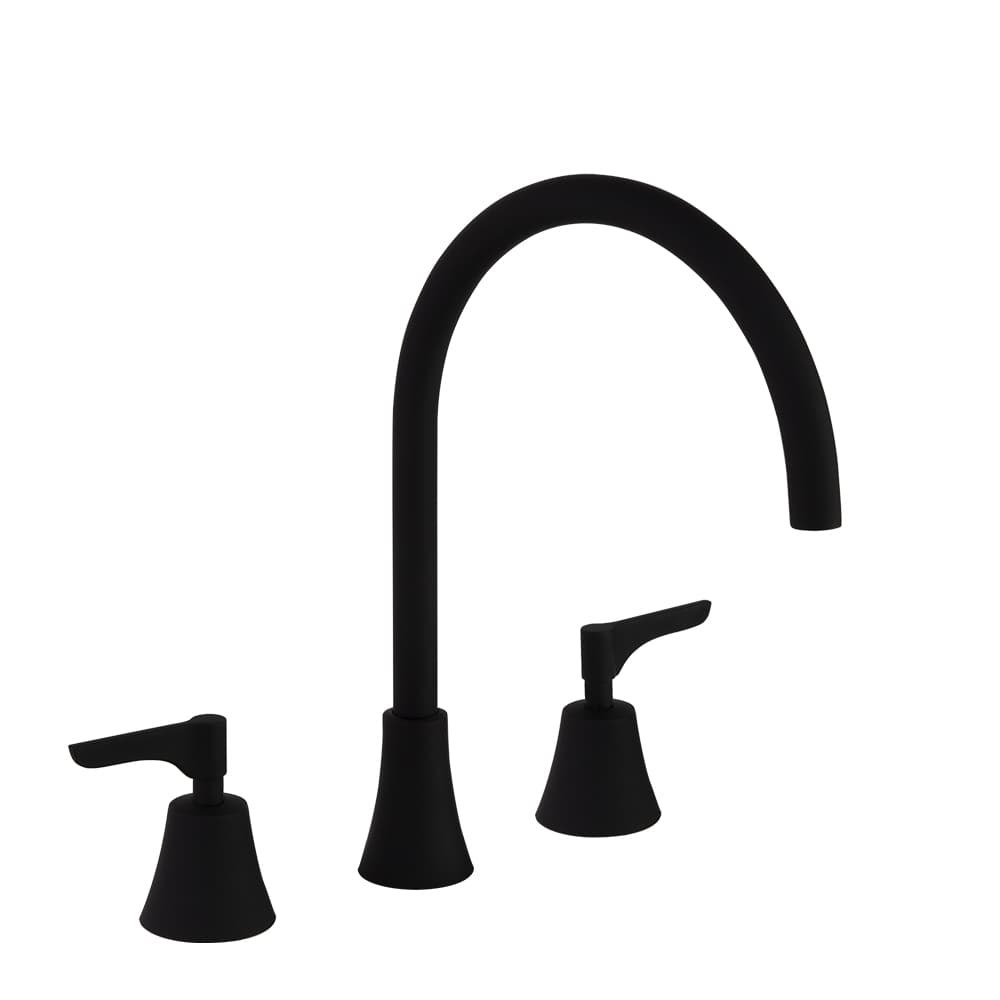 Adagio, Breeam, embellidor de broc per a lavabo de taulell 5l amb broc de 170mm, Negre mat