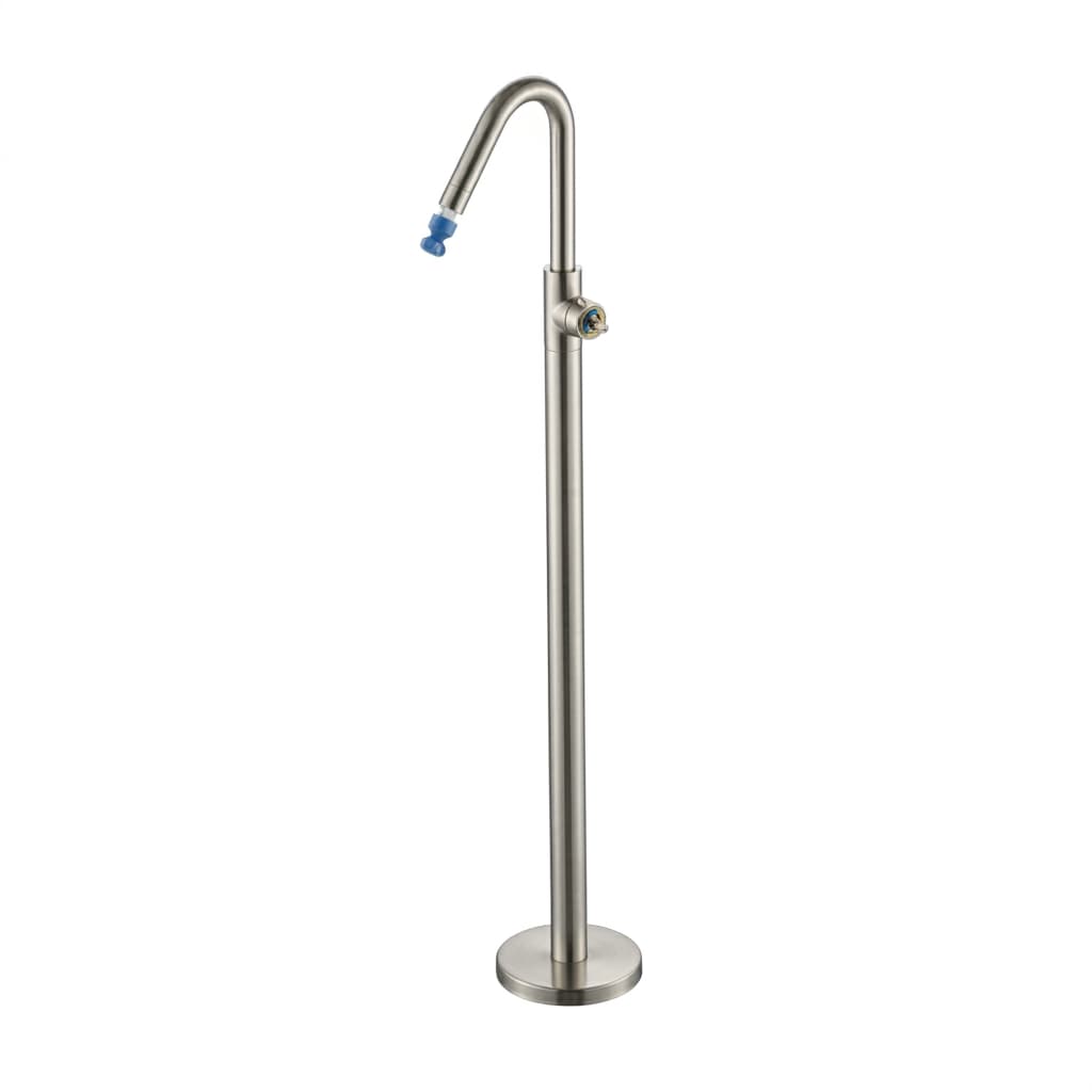 Accesorios, monomando de lavabo de columna, Niquel cepillado