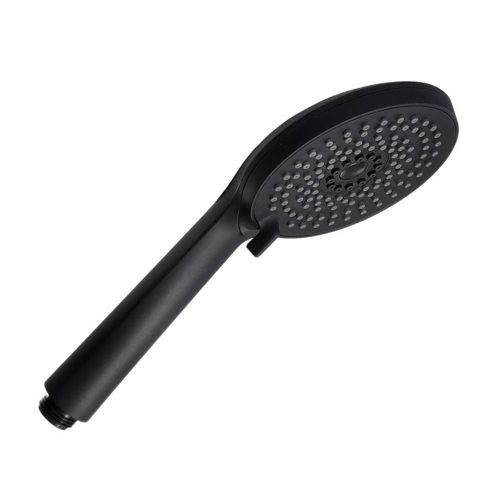 Hidroterapia, ducha de mano de 3 funciones, Negro mate