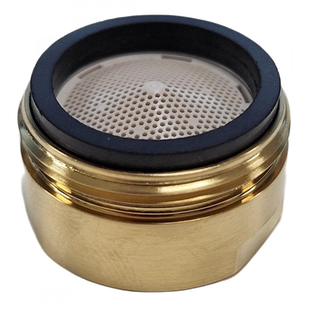 Accesorios, aireador macho M24 x 1 tipo D, Oro cepillado