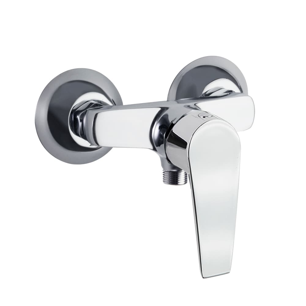 Wc, aixeta monocomandament de paret per a WC Civic 110mm, Crom