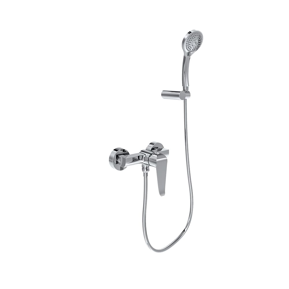 Ypsilon plus, conjunt monocomandament de dutxa amb equip de dutxa, Crom