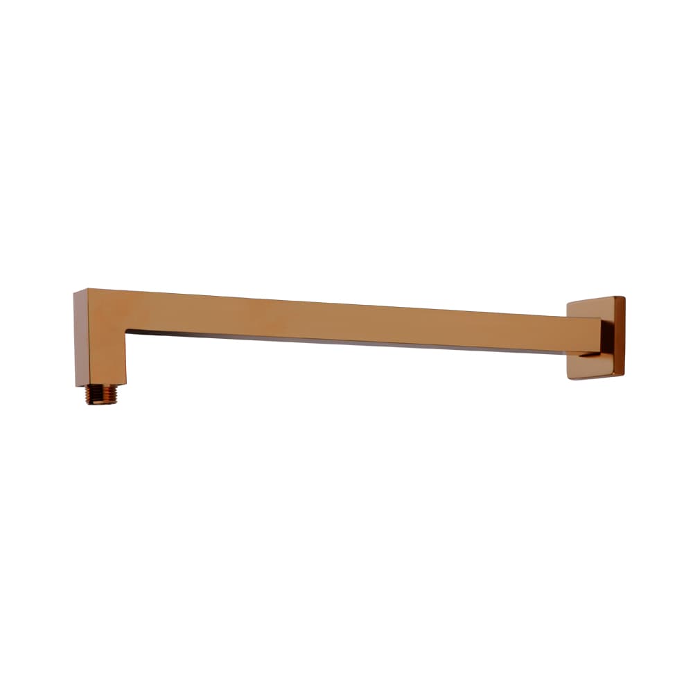 Hidroterapia, brazo de pared horizontal de 400 mm, Cobre cepillado