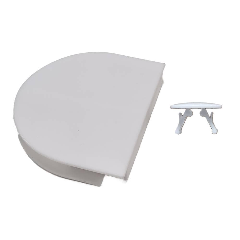 Accesorios sb, embellecedor alimentación superior para inodoro Aquitania y Alma, Blanco