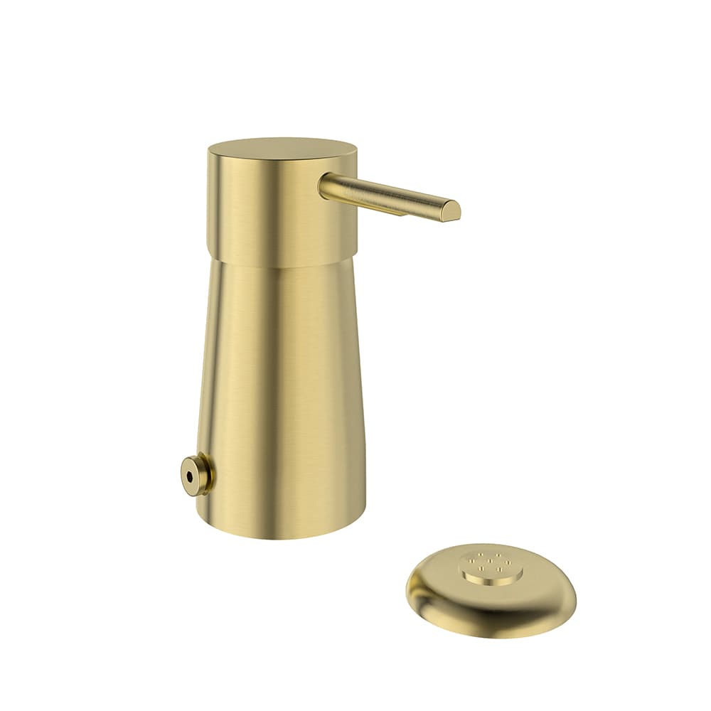 Odisea, aixeta monocomandament de bidet, Or raspallat