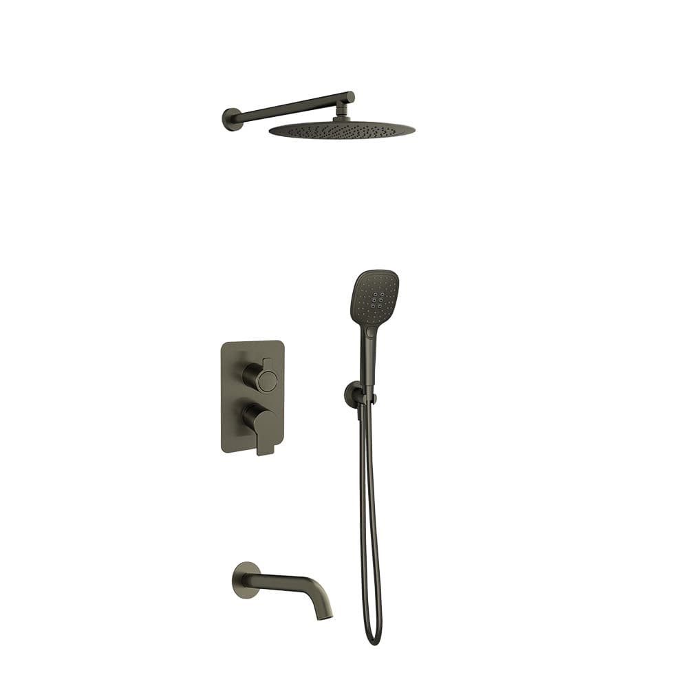 Blautherm, thermostatic mixer set, Graphite