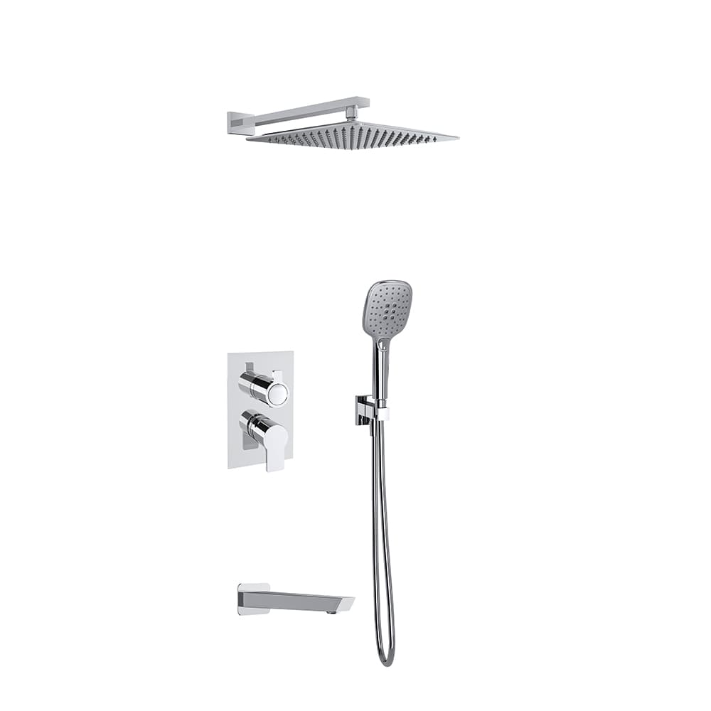 Blautherm, mixer set, Chrome