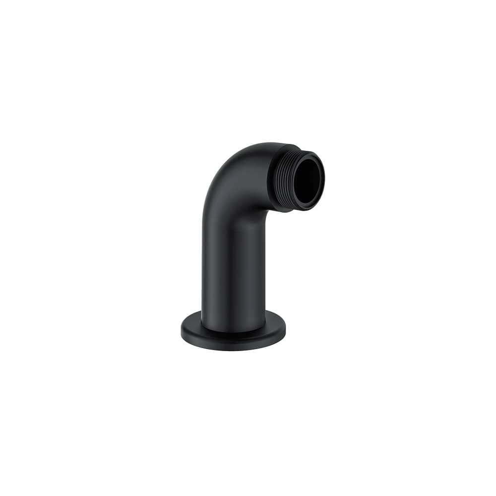 Hidroterapia, colonnina per vasca da G1/2" a G3/4" da 70mm, Nero opaco