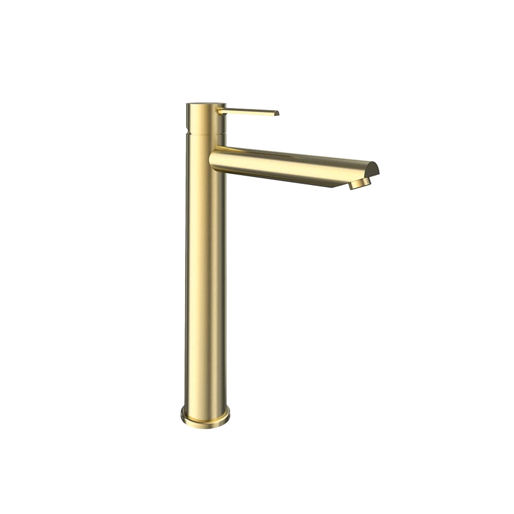 Mamma mia, Breeam, aixeta monocomandament de lavabo alta, Or raspallat