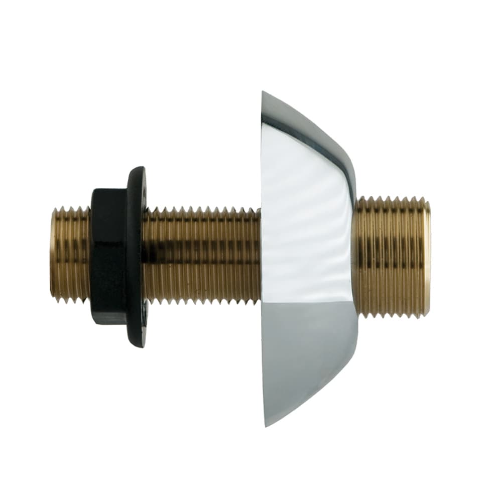 Accessoires, raccord droit 1/2 - 3/4 avec rosace, Chromé