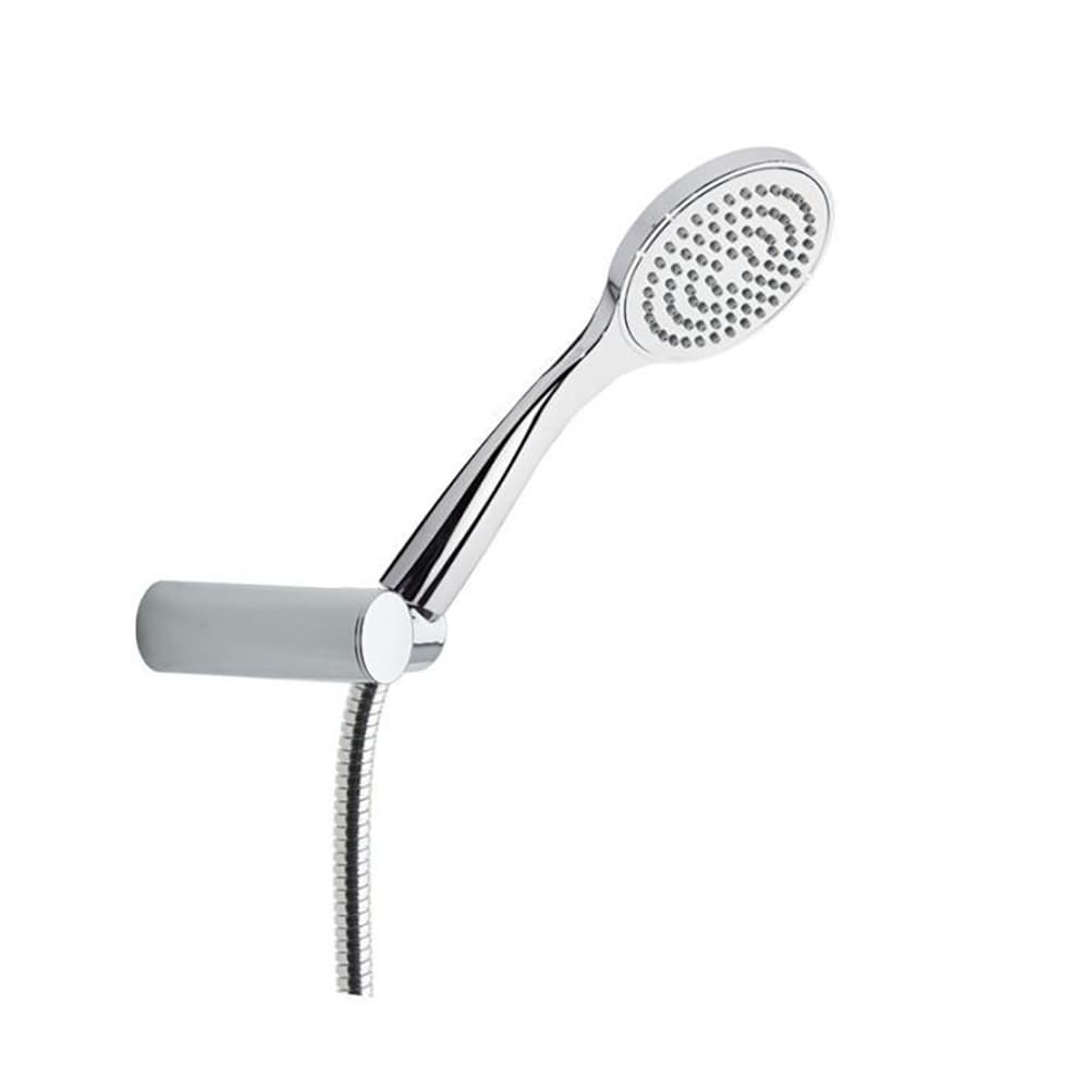 Hidroterapia, set ducha de mano Ø100mm, flexo y soporte, Cromo