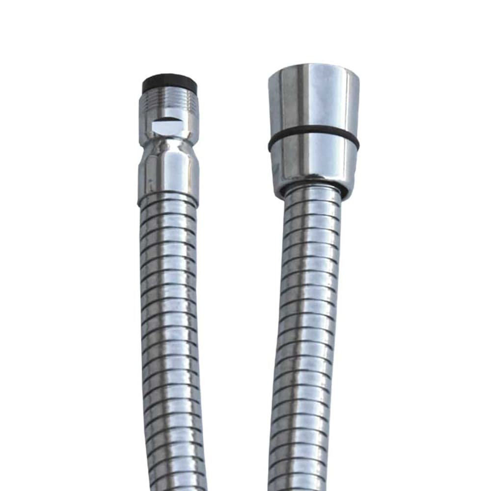 Hidroterapia, flexo de 2,00m con conexiones G1/2"–M15x1, Cromo