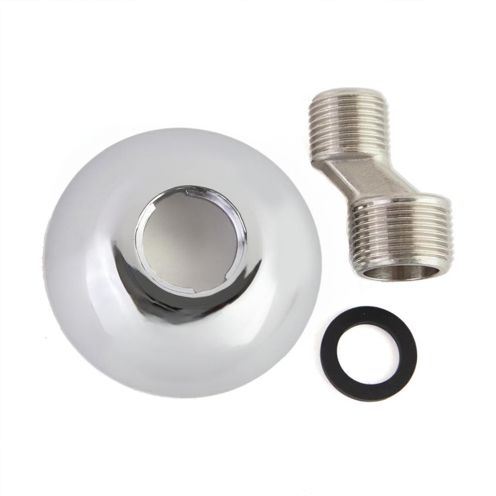 Accessoires, rosace avec raccord excentré standard, Chromé